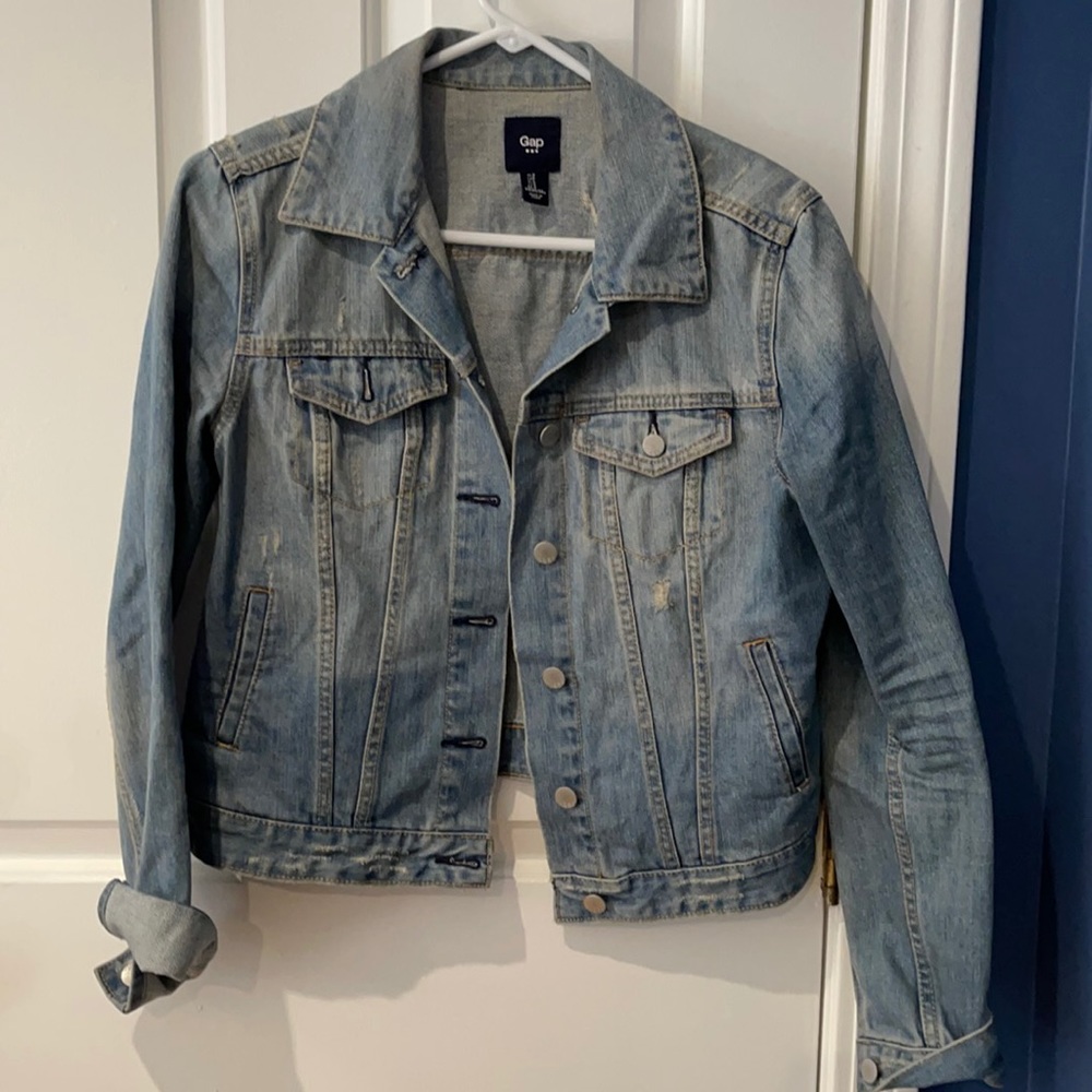 Distressed Jean Jacket